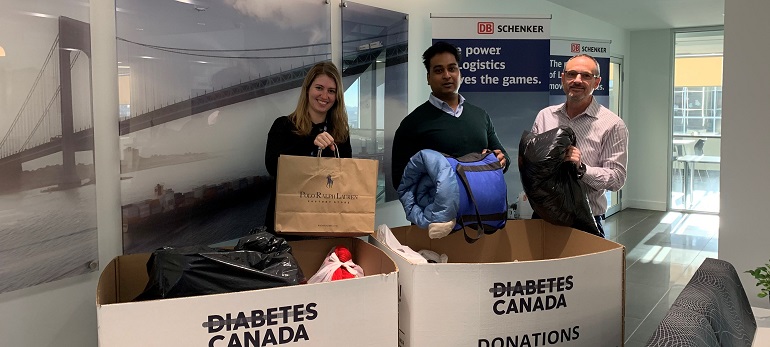 DB Schenker Canada employees participate in 2019 Partners in Project Green Recycling Collection Drive