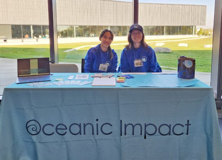 Oceanic Impact tabling at an event